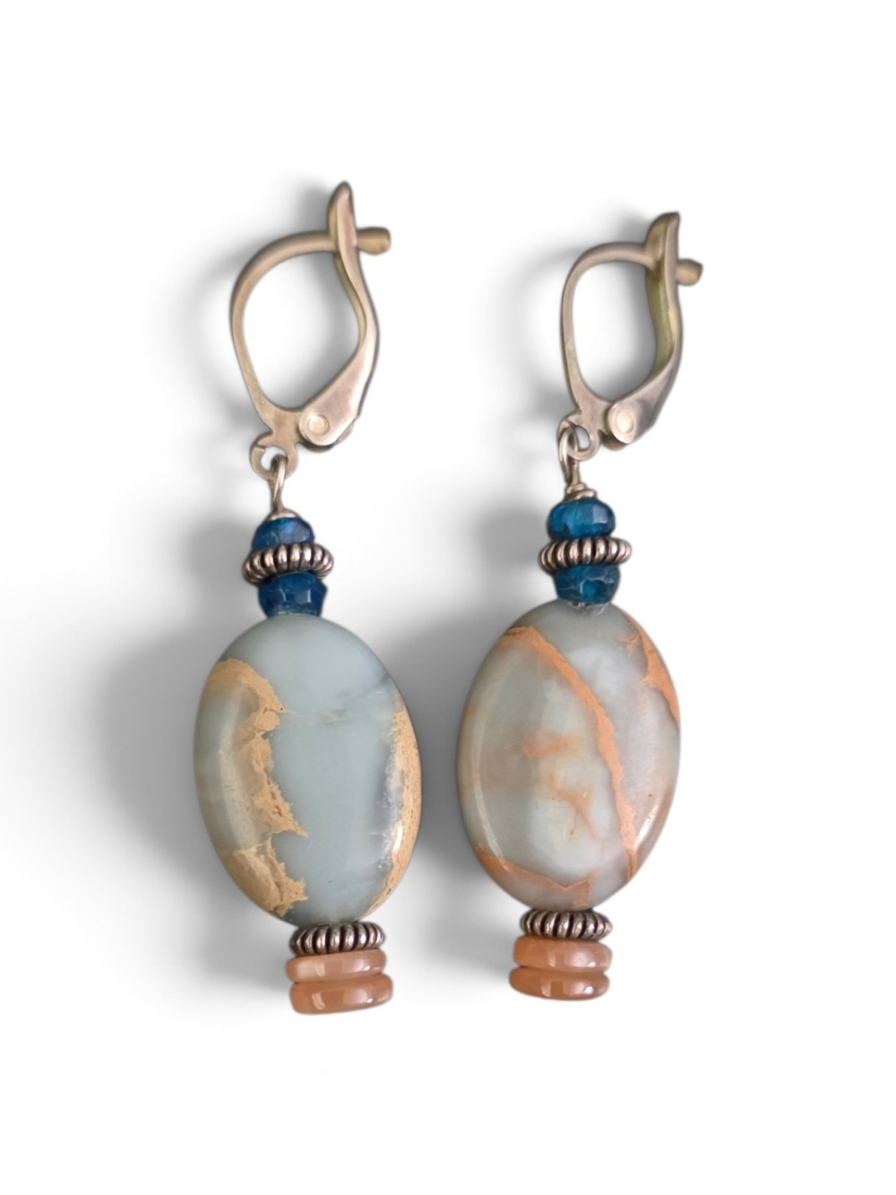 Jasper Beaded Drop Earrings - Women Jewelry